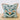 Cushion with Insert - Embroidered Tradition Green & Orange