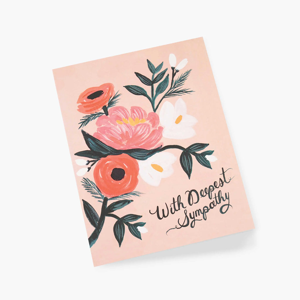 Rifle Paper Co Card With Deepest Sympathy Bell Gallery