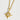 North Star Charm Necklace - Gold Plated