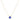 Cosmos Necklace - Denim Blue Jade