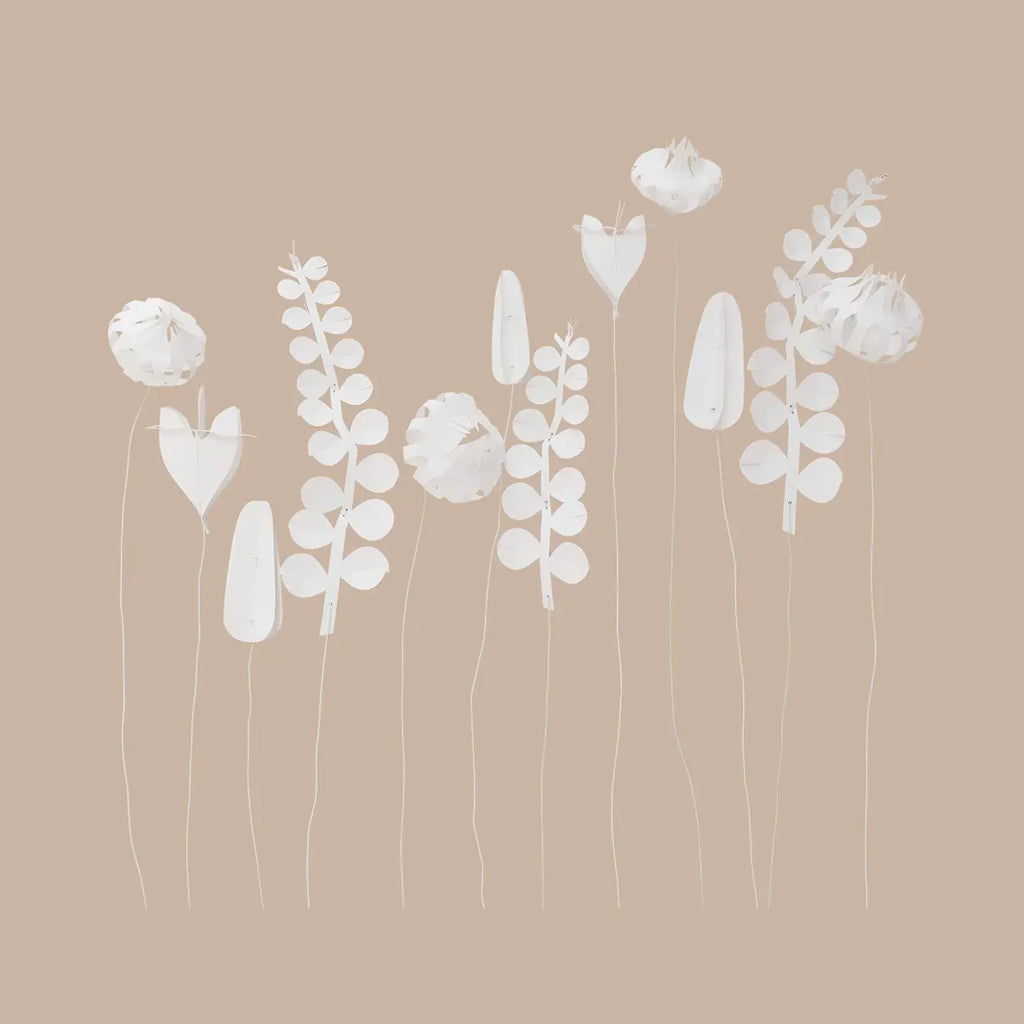 Field Paper Flowers White Large Bell Gallery & Lifestyle Store