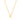 Kiss Necklace - Gold