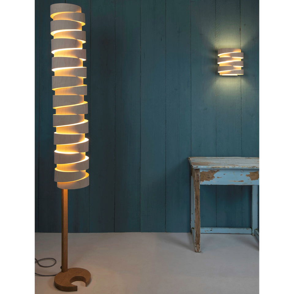 Stuart Lamble Wrap Floor Lamp Natural/Oak Bell Gallery